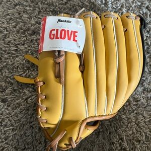 Franklin Youth Baseball Glove - Yellow